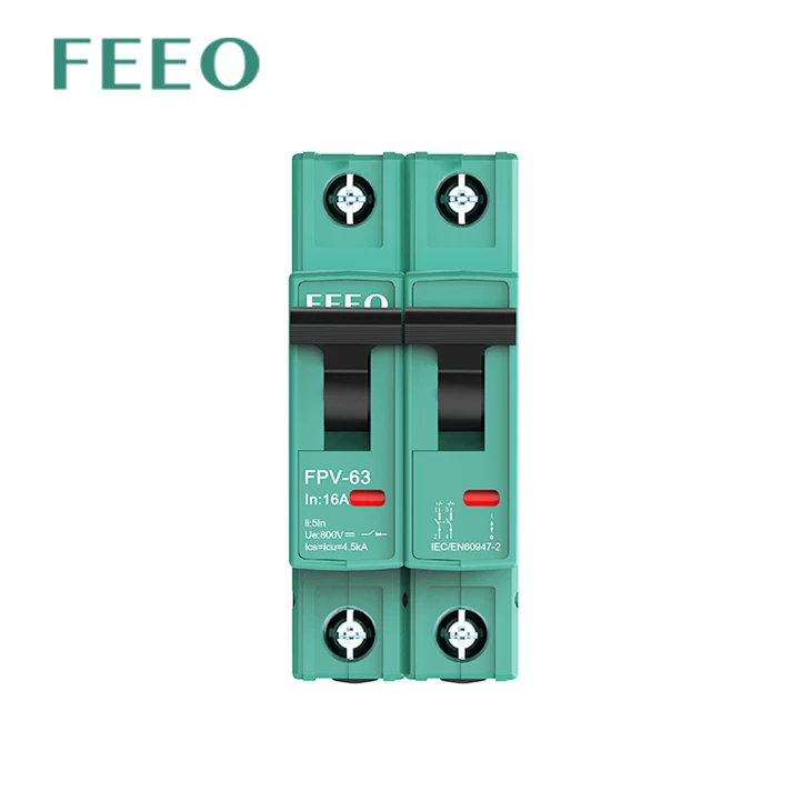 FEEO PV DC prekidač za solarni sistem 5KW 10KW MCB